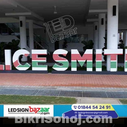 Acrylic Letter for Indoor & Outdoor Signage in Bd.